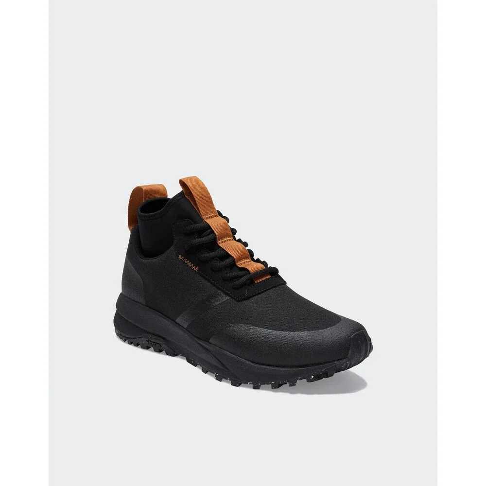 York Athletics Mfg. The Via All-Terrain Men's US 8.5 Black Hiking Shoes ZAP2194